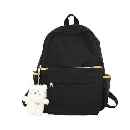 Nylon Ryggsekk Student Skoleveske Stor Kapasitet