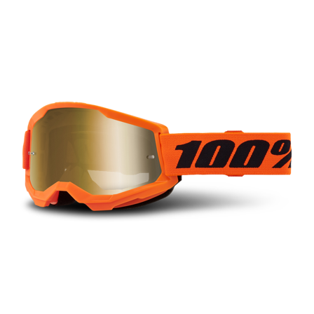 Motokrosové Brýle 100% Strata 2 Dětské Neonová/Oranžová