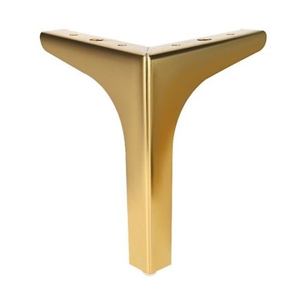 Kalustejalat, 4 kpl moderni metallinen kolmion muotoinen kalustejalat korvaava jalusta 10 cm kulta