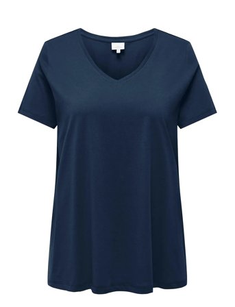 ONLY Carmakoma | Carbonnie Life S/S V A-Shape Tee Noos | 42-44