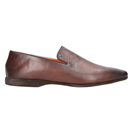Santoni Instappers , Bruin , Heren , Maat: 44 EU Instappers & Slip ons
