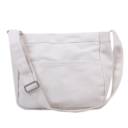Canvas Taske Mode Messenger Taske Studerende Skuldertaske