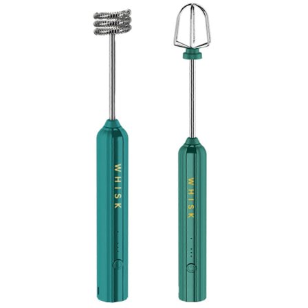 USB Uppladdningsbar Elektrisk Visp Äggvisp Handhållen Mixer Grön