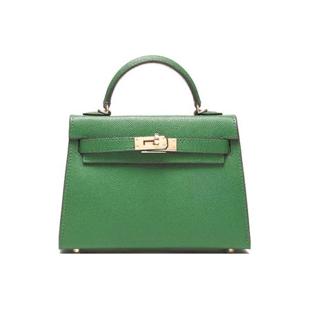 Chic Pine Green Stor Skuldertaske Dame Messenger 28x12x21cm Stilfuld Designer Håndtaske til Enhver Lejlighed