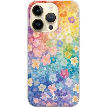 Kompatibel Mobilcover til Apple Apple iPhone 14 Pro Cactus and Friends – RainbowBloom