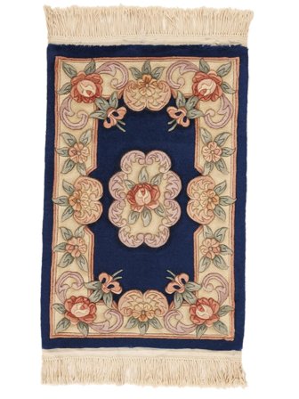 Oriental China 90 Line Rug 60X90 Brown/Black Wool, China