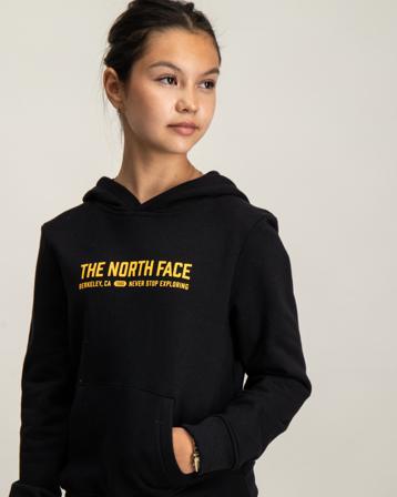 The North Face TEEN VARSITY GRAPHIC RELAXED HOODIE Zwart Hoodies Meisjes - Kids Brand Store