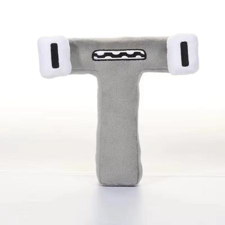 idig utbildning 26 bokstäver monsterdocka kastkudde plyschleksak 20cm T