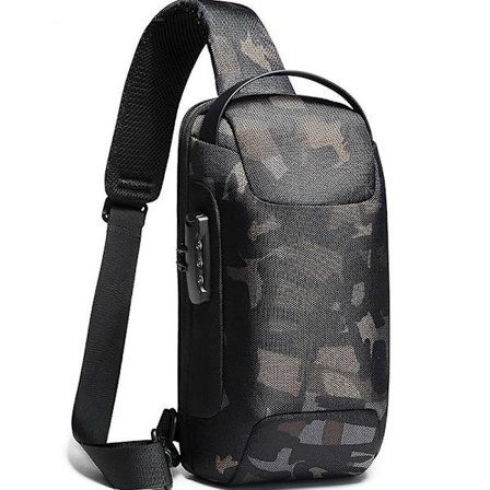 Lightweight Traveling Bag Laptop Backpack Anti Theft Crossbody Bag for Men USB Shoulder Daypack Business