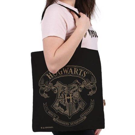 Canvasväska - Harry Potter - Hogwarts Black Multifärg One Size