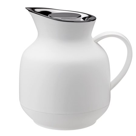 Stelton Amphora termoskannu 1 litra, teelle, soft white