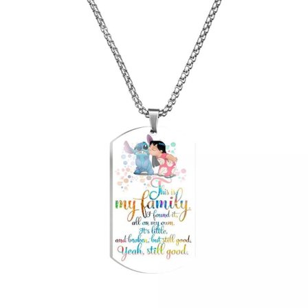 Stitch Lilo Anime Halskjede Smykke Vedheng Rollespill Tilbehør Julegave