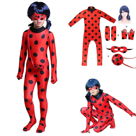 BÃ ̧rn pige MariehÃ ̧ne Cosplay kostume sÃ t Halloween fest Jumpsuit F uu