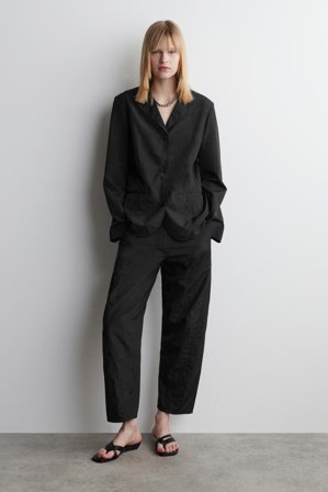 COS Nylon Blazer in Black - Women