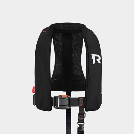 Giubbotto di salvataggio gonfiabile Regatta Sharpsafe 170N Black, automatico, taglia unica (40+ kg) + cartuccia di CO2 33 grammi, 40+ kg