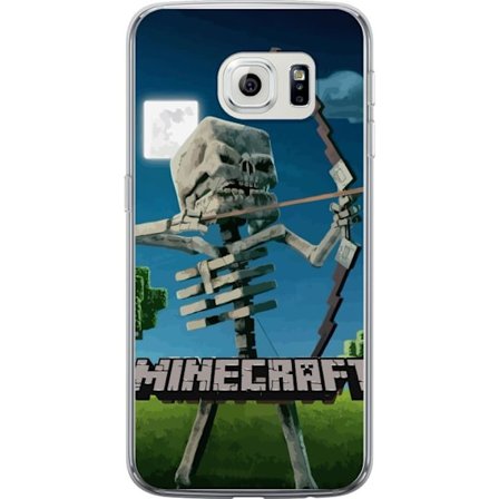 Kompatibelt Mobilskal till Samsung Galaxy S6 edge A Minecraft Movie
