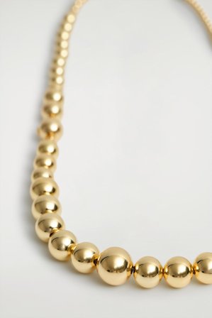 COS Women's Collar De Bolas in Dorado