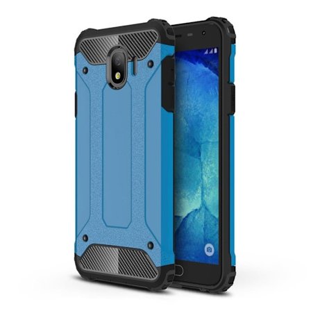 Samsung Galaxy J4 (2018) Armor Guard hybridskal - Ljusblå