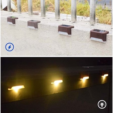 4/8/12/16-pak solcellelamper udendørs, vandtætte LED-solcellelamper til trapper, hegn, have, terrasse og gangsti_TF_TF