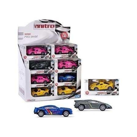 Monterad leksaksbil - monterad modell av terrängfordon Artyk Artikel Sportbil Nitro 10 cm 1:43 mix