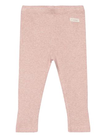 Leggings Rib Bottoms Leggings Pink Fixoni