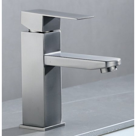 Badkran Vaskekran Vaskekran Firkantet Blandebatteri Enkeltgreps Blandebatteri