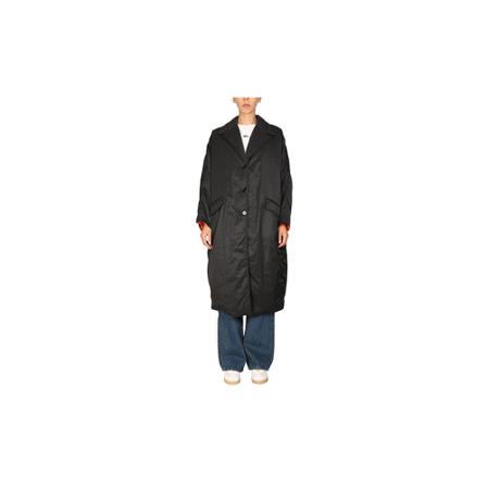 Maison Margiela, Oversized Long Jacket Czarny, Kobieta, Rozmiar: S