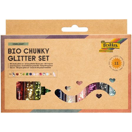 Folia Bio Glitter Flakes 10-pack