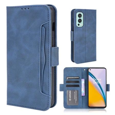 Moderni Nahkalaukku For OnePlus Nord 2 5G - Sininen Blue