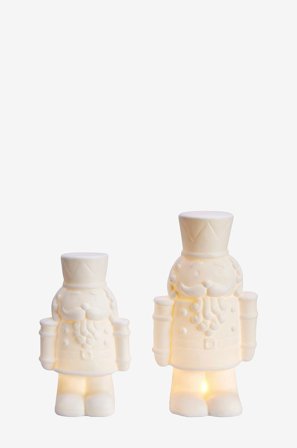 Markslöjd - Pöydän koriste Finn 2-sarja paristokäyttöinen - Valkoinen - Joulukoristeet - - Homeroom