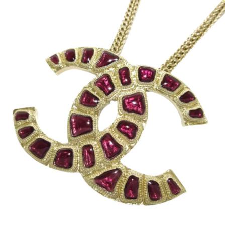 Chanel Vintage, Pre-owned Metal necklaces Geel, unisex, Maat:ONE Size