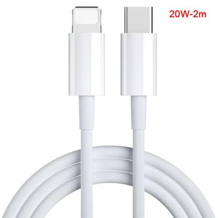 Type C Hurtigkabel PD 20W Hurtigladelader Ledningsledning Data Ca 20W 2M
