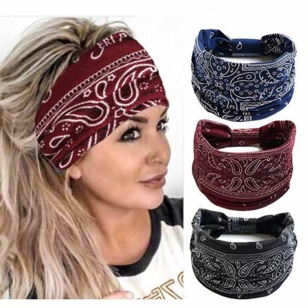 Bohend Boho pannband bred yoga stretchig bandeau