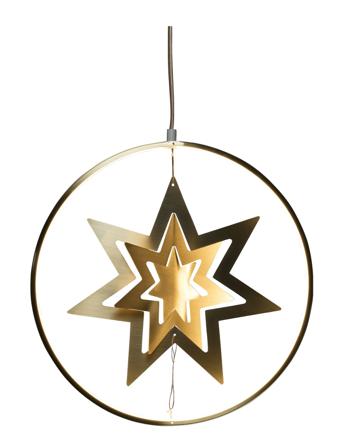 Hanging Metal Decoration Home Lighting Christmas Lighting Christmas Starlights Kulta Konstsmide