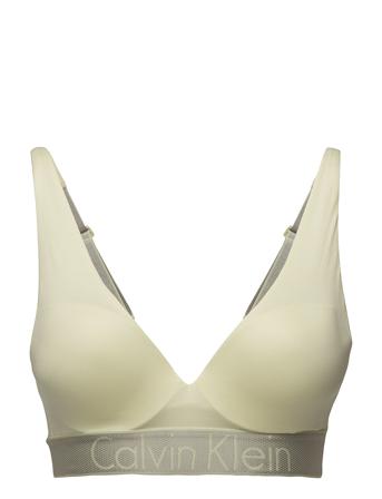 Plunge Push Up Lingerie Bras & Tops Plunge Bras Gul Calvin Klein