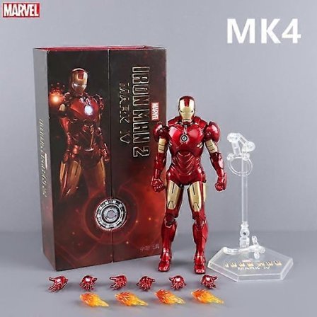 ZD toys Iron Man Action Figur Iron Patriot MK1-7 MK17 MK33 MK85 MK30 War Machine Legends Avengers Tony Stark Samle legetøj Gave-Perfekt