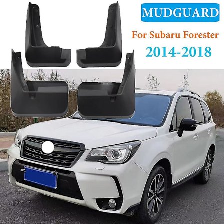4kpl Subaru Forester Sj 2014 2015 2016 2017 2018 Mudflap Mudguards Roiskesuojat Lokasuoja Etu Taka Pyörän Auton Lisävarusteet