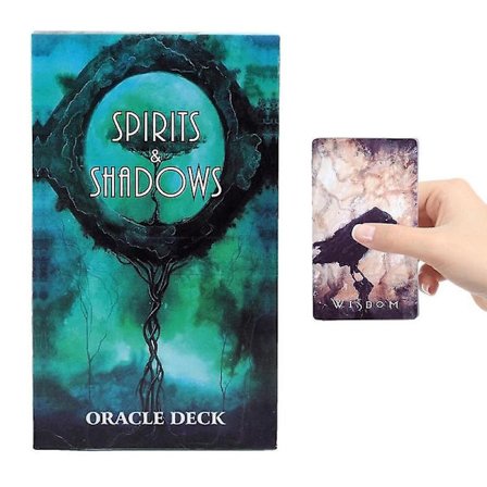 Spirits Shadows tarotkort ukendt åndedæk tarotorakelkort dæk kort mystisk spådomsspil familiespil brætspil
