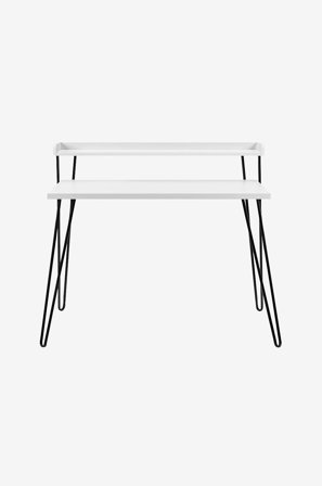 Dorel Home - Skrivebord Haven Retro - Hvid - Skriveborde - Fra Homeroom