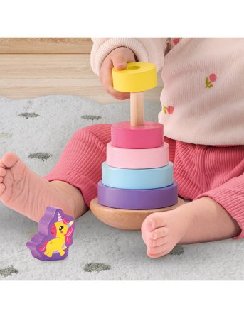 SES Creative Stacking Tower - Unicorn - Multi/patterned - ONE SIZE