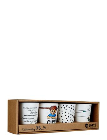 Pippi 4 Tumbler Home Meal Time Cups & Mugs Cups Multi/mønstret Pippi Langstrømpe*Betinget Tilbud