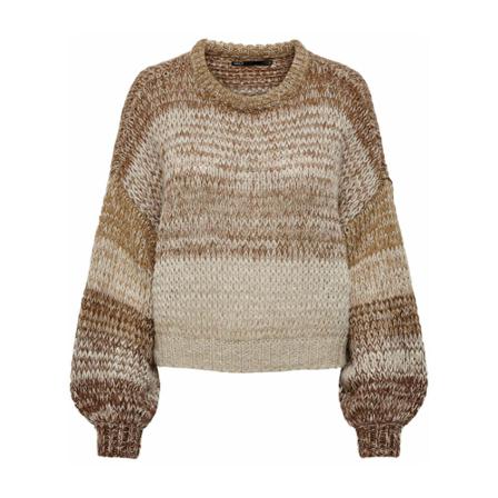 Only, Round-neck Knitwear Bruin, Dames, Maat:L
