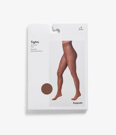 Kappahl | 20 den strumpbyxa matt Brun M | Brun