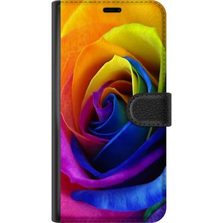 Samsung Galaxy S24 FE Lommeboketui Regnbue Rose