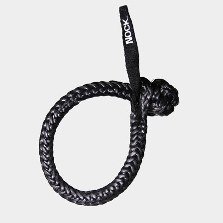 Soft shackle NOCK Titan Pro, UHMWPE 78, black, Ø10 mm (made from Ø5 mm rope), 110 mm, 2000 kg