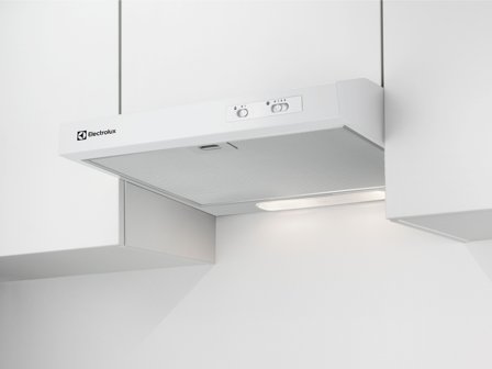 Electrolux EFU216W Kjøkkenvifte 600 mm, hvit, Ventilasjon