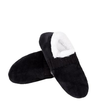 Mjuksulor f r m n, bekv ma varma golvskor Black 40-45