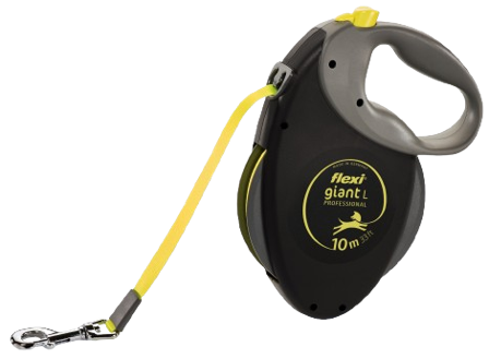 Flexi - Leash Giant Professional Band Black Large, 10m, svart, stor - Hund - Halsbånd - ZOO.no