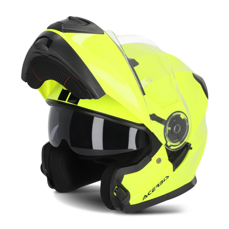 Avattavakypärä Kypärä Acerbis Serel Keltainen Neon XL