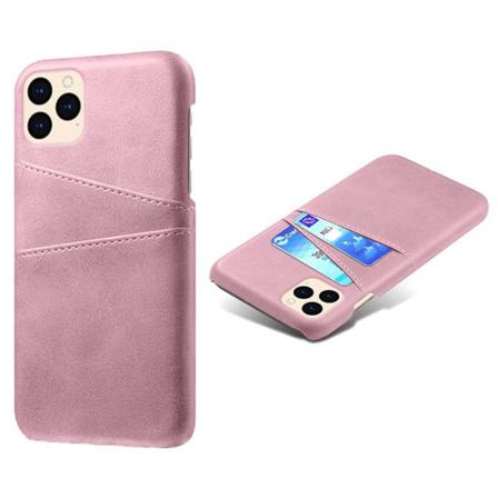 Iphone 12 / 12 Pro - Ksq Skal Med Kortfack - Roséguld Roséguld